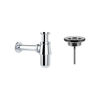 Сифон для раковины с выпуском Wellsee Drainage Systemв наборе 2 в 1 182103005
