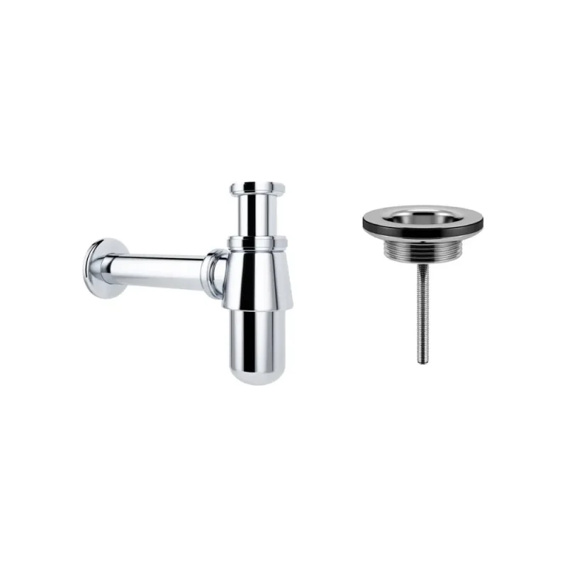 Сифон для раковины с выпуском Wellsee Drainage Systemв наборе 2 в 1 182103005