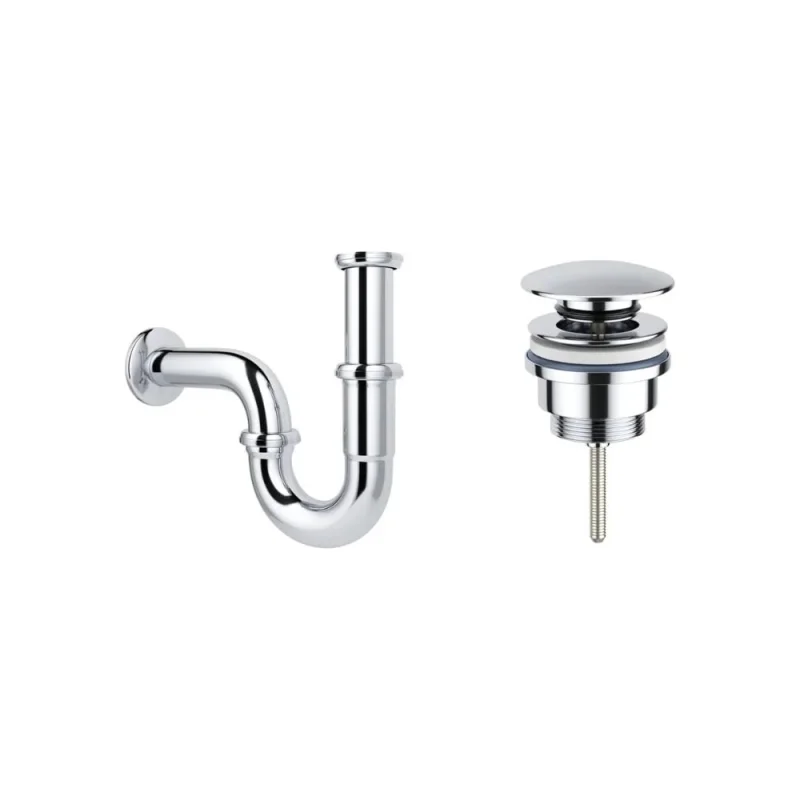 Сифон для раковины с донным клапаном Wellsee Drainage System 182102003