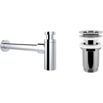 Сифон для раковины, набор 2 в 1 Wellsee Drainage System 182104004