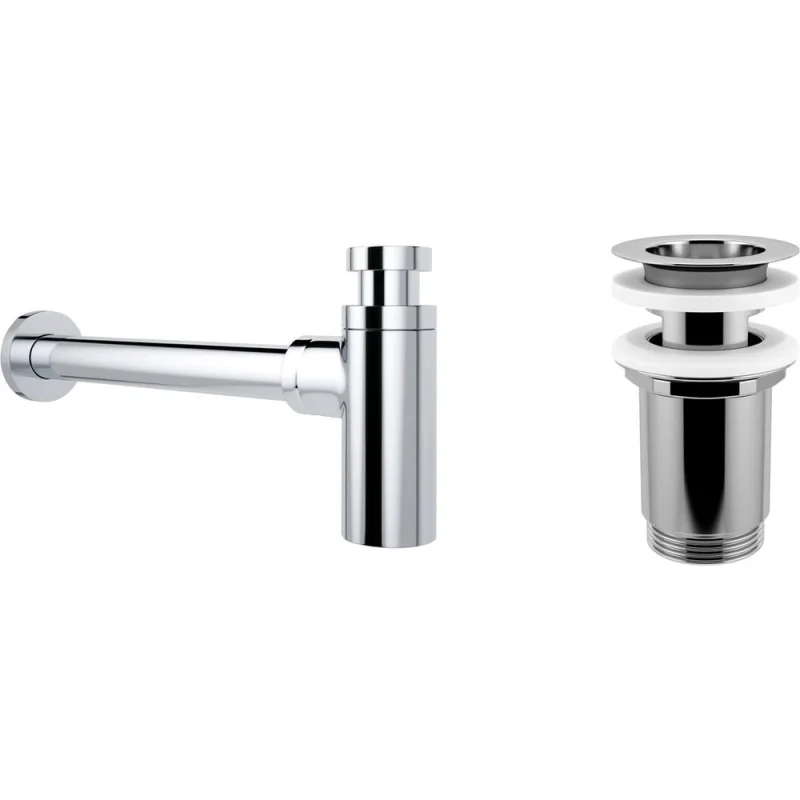 Сифон для раковины, набор 2 в 1 Wellsee Drainage System 182104004