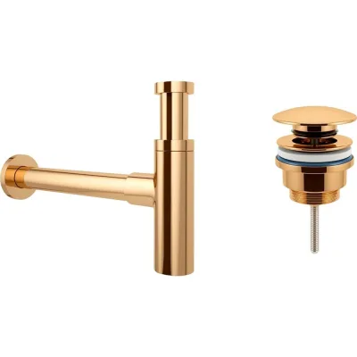 Сифон для раковины с донным клапаном Wellsee Drainage System 182121003