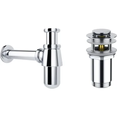 Сифон для раковины с донным клапаном Wellsee Drainage System 182103001