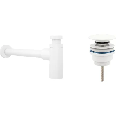 Сифон для раковины с донным клапаном Wellsee Drainage Systemв наборе 2 в 1 182108003