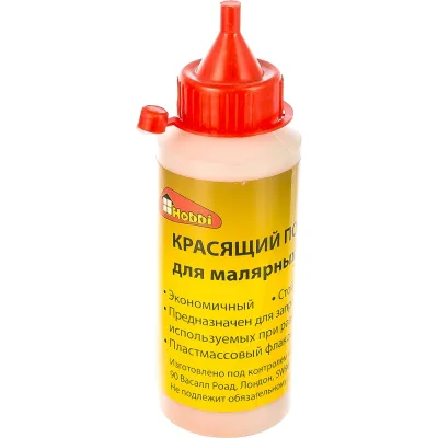 Порошок красящий для малярных шнуров РемоКолор, красный, 115г, /шт./ 14-1-004