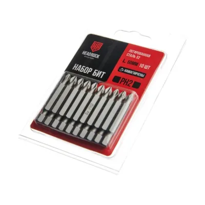 Набор бит HEADROCK PH2x50 комплект 10 шт. 453-814-035