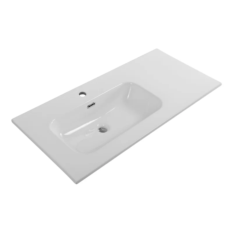 Керамическая раковина BelBagno чаша слева BB1000ETL-L