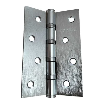 Петля MSN MORELLI 100x70x2.5-4BB SSC, стальная с подшипником- универсальная 1шт, цвет - суперматовый хром 9019562