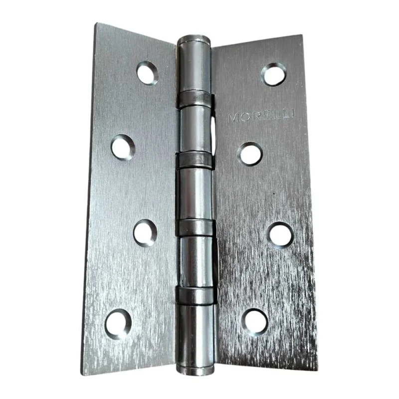 Петля MSN MORELLI 100x70x2.5-4BB SSC, стальная с подшипником- универсальная 1шт, цвет - суперматовый хром 9019562