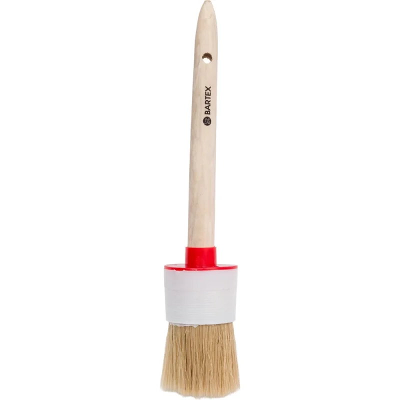 Круглая кисть BARTEX Евро d50 мм, №14, 2", 55 мм, рукоятка дерево 134183