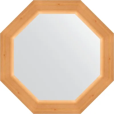 Зеркало в багетной раме EVOFORM сосна 62 мм, 51.6x51.6 см BY 3718