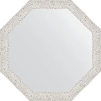 Зеркало в багетной раме EVOFORM чеканка белая 46 мм, 53x53 см BY 3955