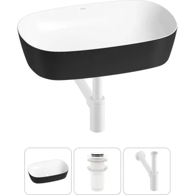 Набор Wellsee 3 в 1 Ground Breaking накладная раковина 50x39 см 20212370R