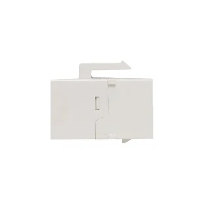 Проходной неэкранированный адаптер EKF TERACOM Cat.5E, RJ45-RJ45, тип Keystone, белый TRC-INLC-KSTN-5EUTP-WH