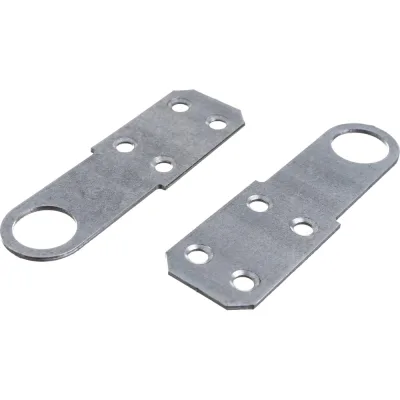 Прямая проушина для замка КРЕПКО-НАКРЕПКО 90x30x2.0 Pzp 2 шт. 48034