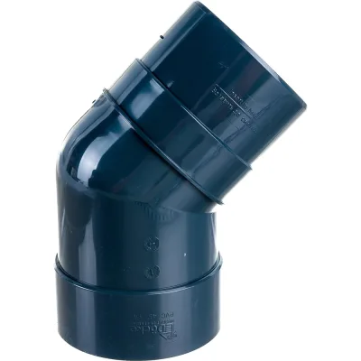 Колено DOCKE PREMIUM (45 градусов; графит) PVSA-1086