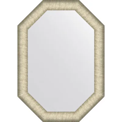 Зеркало EVOFORM в багетной раме - брашированное серебро 59 mm (50x70 cm) BY 7424