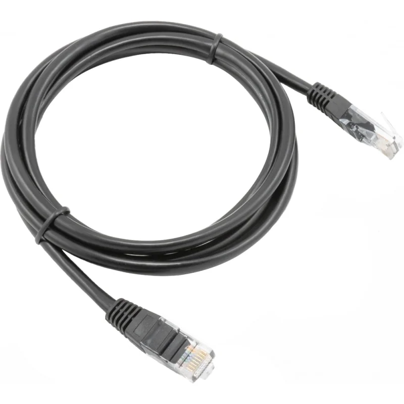 Кабель патч-корд A1 1.5 м., U/UTP, 5e, медь, черный A1-LCU5E-C-1.5M-BK