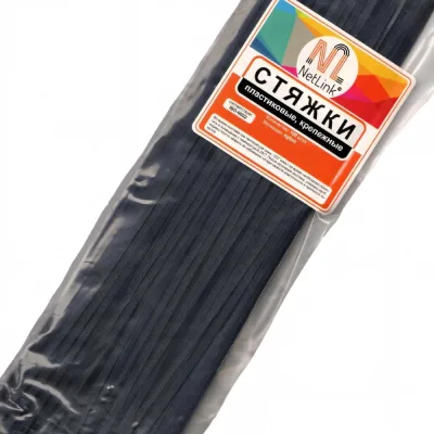 Хомут Netlink nylon 3x150 мм 100 шт черный 00000001107