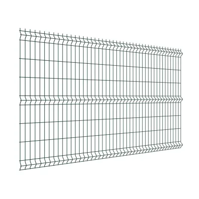 Секция заборная 3D Medium 1530х2500 мм d4 мм ячейка 55х200 мм зеленая RAL 6005 Grand Line