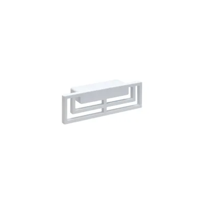 Ручка-скоба MAKMART 32 мм, отделка белый матовый M2942A.32.WHITE