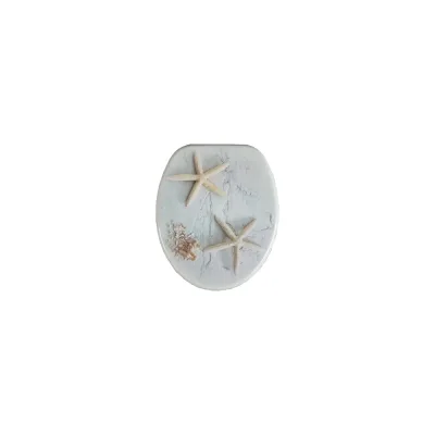 Сиденье для унитаза SANTRADE Морские звезды MDF001 0503
