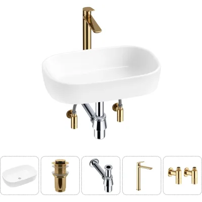 Накладная раковина для ванной Lavinia Boho комнаты Bathroom Sink в наборе 5 в 1 20217405R