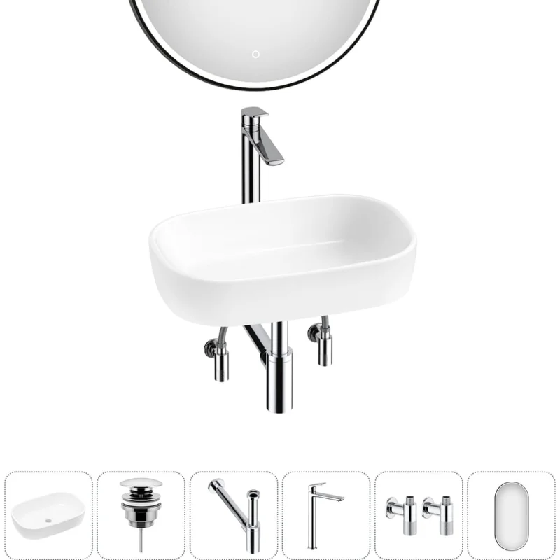 Накладная раковина для ванной Lavinia Boho комнаты Bathroom Sink в наборе 6 в 1 20217447R
