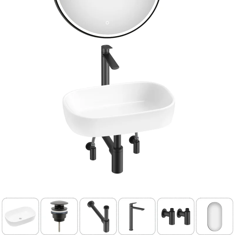 Накладная раковина для ванной Lavinia Boho комнаты Bathroom Sink в наборе 6 в 1 20217448R