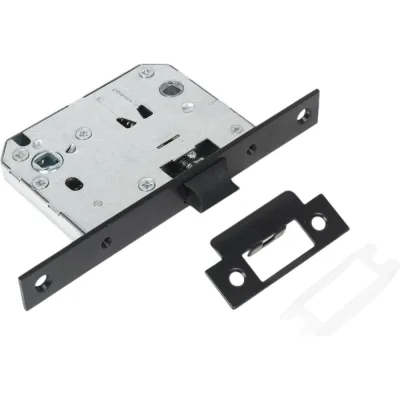 Сантехническая защелка Ренц пластиковый язычок, черный INLB 2070 plastic Black