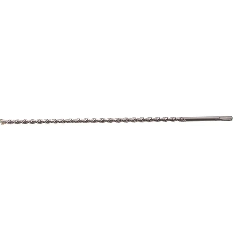 Бур по бетону, двойная спираль, Cobalt W-tip (12x460 мм; SDS PLUS) Denzel 705027