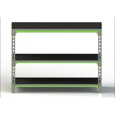 Стол-верстак 950x1100x400 (две полки) SVPII951140