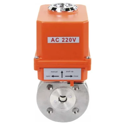 Шаровой кран DN.ru КШмФП.316.200 Ду15 Ру16 электропривод QT-003 MINI 220В D160-01672