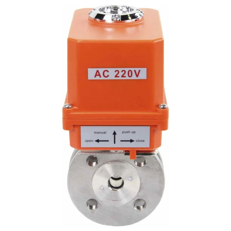 Шаровой кран DN.ru КШмФП.316.200 Ду15 Ру16 электропривод QT-003 MINI 220В D160-01672