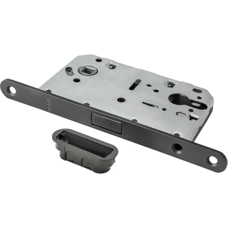 Магнитный замок под цилиндр Ренц черный INLBM 5085 PL Black