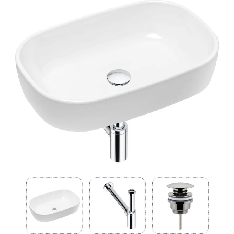Накладная раковина для ванной Lavinia Boho Bathroom Sink в комплекте 3 в 1 21520006