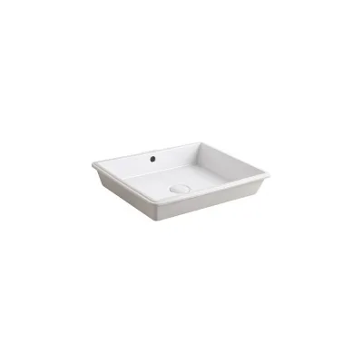 Встраиваемая раковина SIMAS 55x35 см, без отверстий, белый S 60 bia