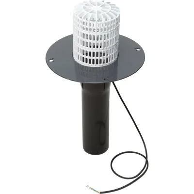 Воронка Fachmann VO-PVC 110x450 мм, из ПВХ и листвоуловителем 01.108