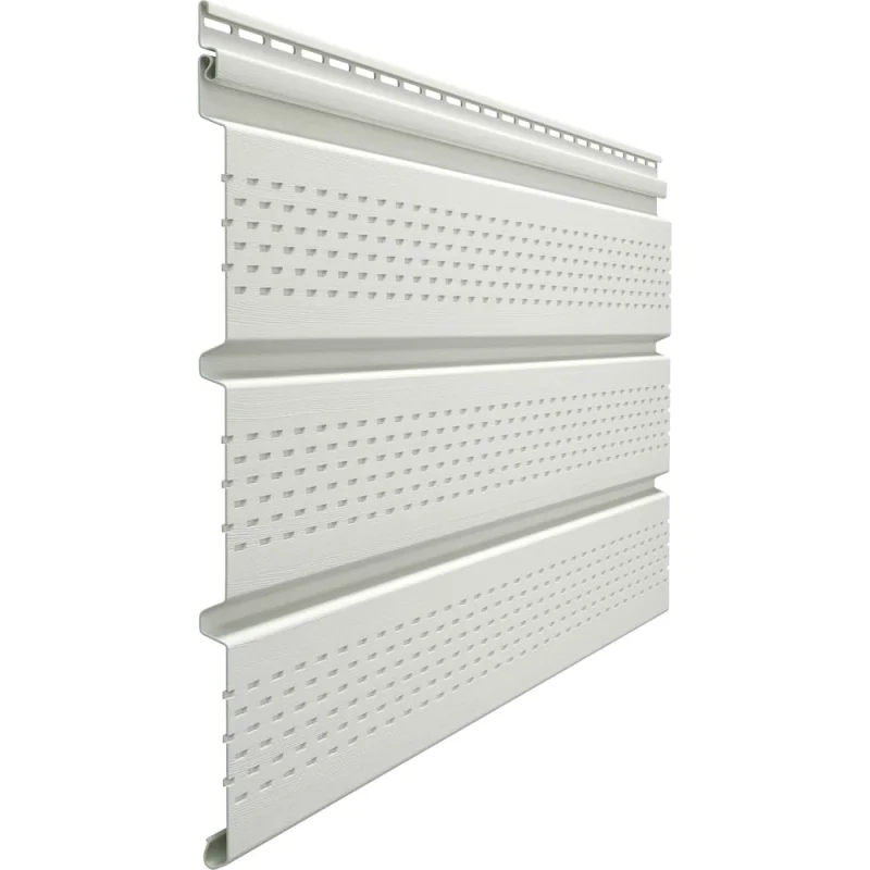 Перфорированный софит DOCKE STANDARD пломбир PSSL-1044