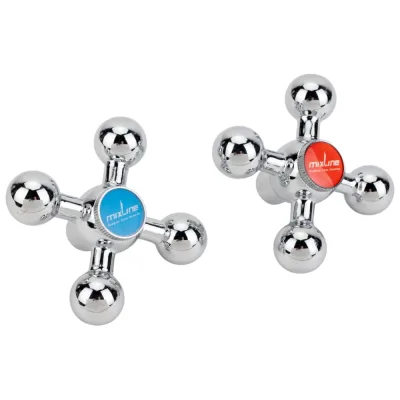 Маховик mixline крест ML07 металл, блистер, пара, 24 шлица 526781