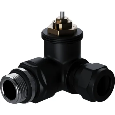 Набор термостатический трехосевой Royal Thermo Design Pro 15мм М30x1.5, черный НС-1646647
