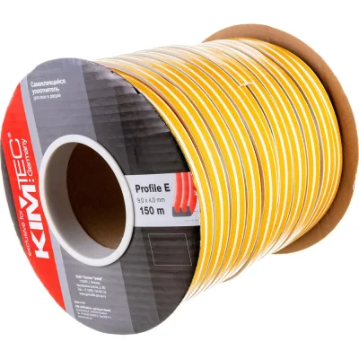 Уплотнитель KIM TEC E-150 белый 4х9 мм 585935