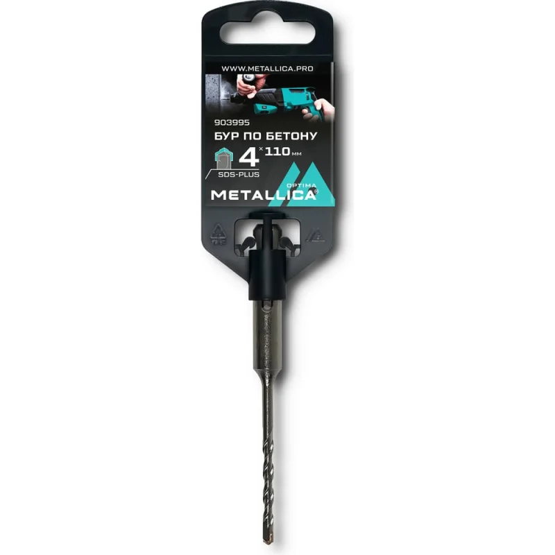 ΠΡΡ ΠΏΠΎ Π±Π΅ΡΠΎΠ½Ρ SDS-plus, 4x110Ρ
50 ΠΌΠΌ, Π½Π°ΠΏΠ°ΠΉΠΊΠ° Ρ ΡΠ΅Π½ΡΡΠΎΠΌ, 2 ΡΠΏΠΈΡΠ°Π»ΠΈ METALLICA Optima 903995