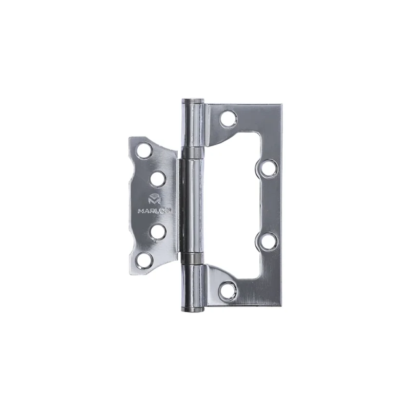 Петля дверная без врезки Marlok 100x75x2,0 CP, хром, 2 шт 013519