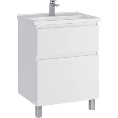 Комплект Sanstar напольная тумба Riana 60 с раковиной Миранда 60 301.1-1.5.1.КМИР