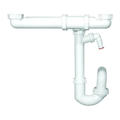 Двойной сифон HL DN 50 HL 126.2/50