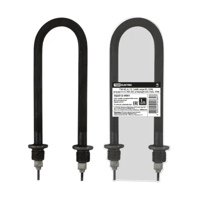 ТЭН TDM ELECTRIC 45, А, 13, 1.6 кВт, вода (Р), 220В, штуцер G1/2, R30, Ф2, углеродистая сталь SQ2512-0001
