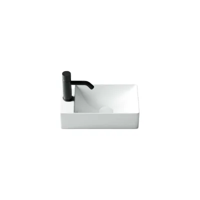 Умывальник Ceramicanova Element накладной, прямоугольный 375х215х100 мм CN5008