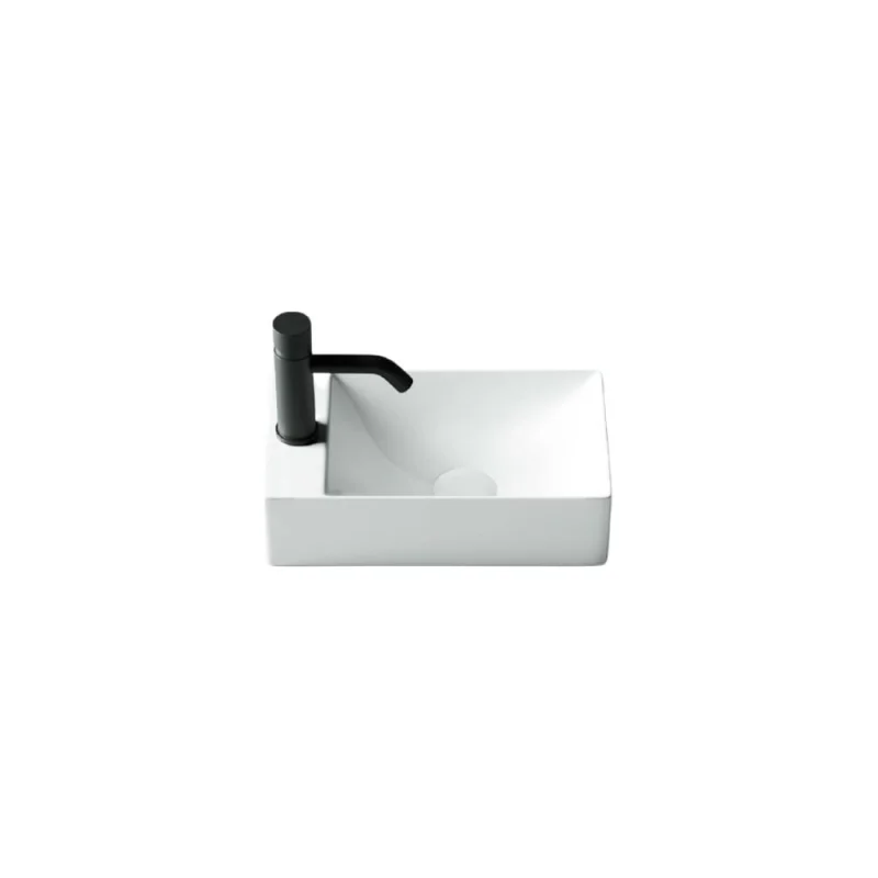 Умывальник Ceramicanova Element накладной, прямоугольный 375х215х100 мм CN5008