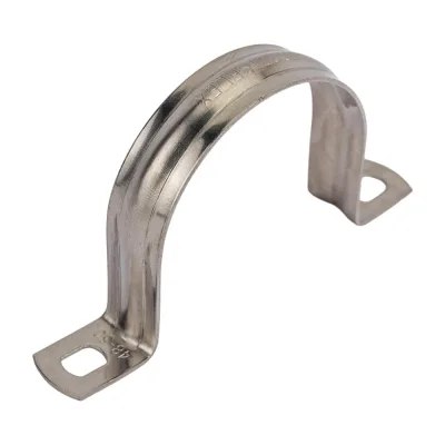 Металлическая двухлапковая скоба FORTISFLEX СМД INOX 48-50 мм 80985